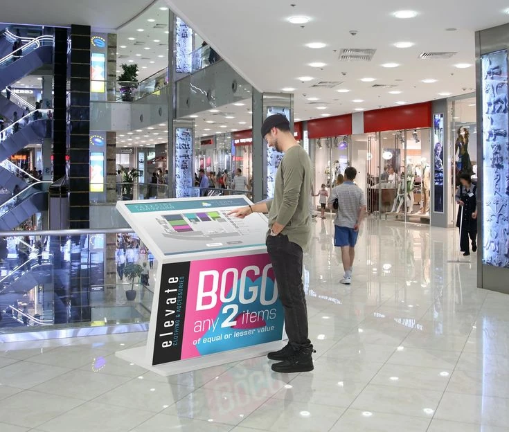 PIXON TECHNOLOGIES Standalone Vertical Digital LCD Kiosk